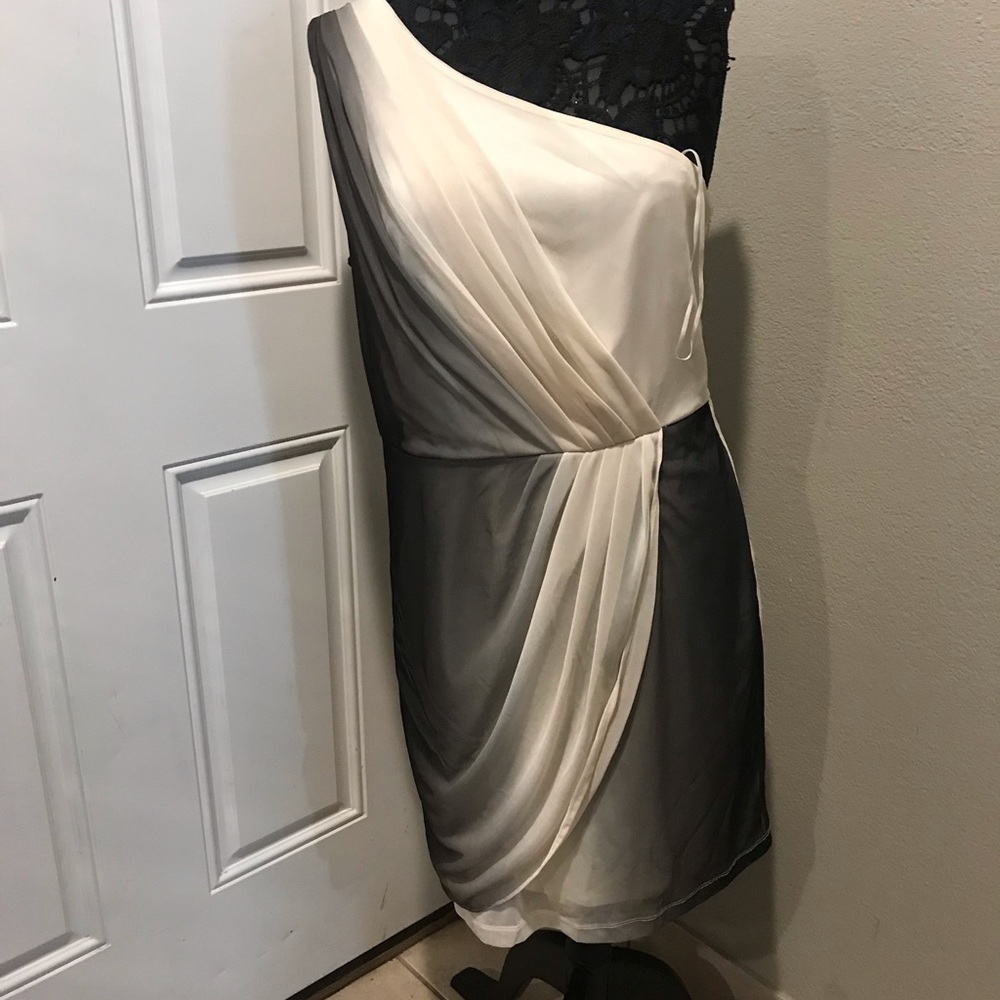 Max and Cleo one shoulder cocktail dress sz14
